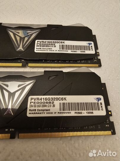 Оперативная память ddr4 16gb patriot viper RGB