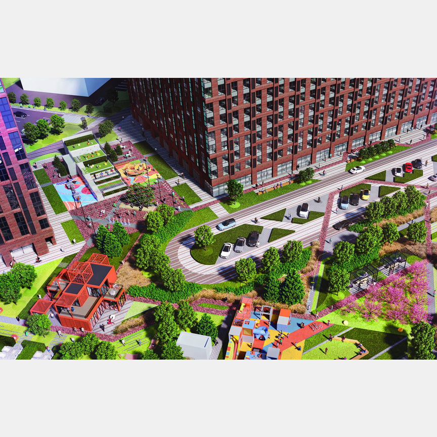 2-к. апартаменты, 64,7 м², 4/19 эт.