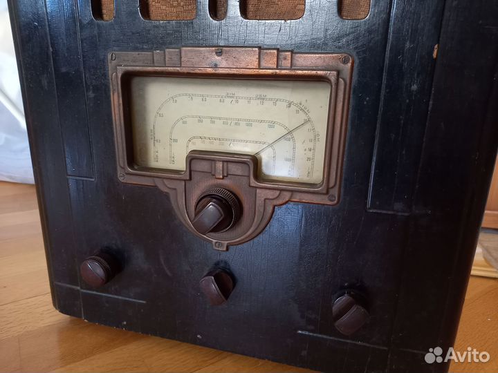 Довоенный советский ламповый радиоприемник 6н-1