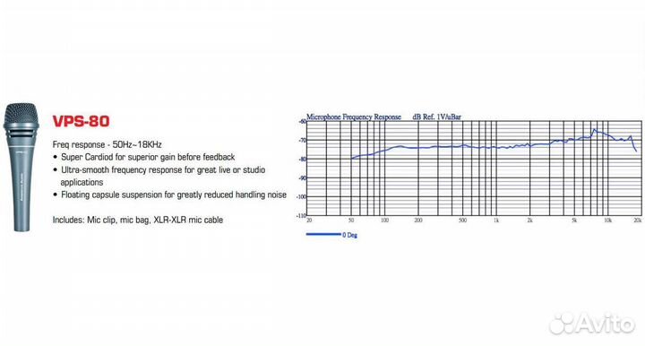 Микрофон ADJ VPS-80