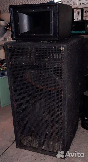 Колонки Pro 4100W 4шт Рупорбоксы Сабвуферы D18