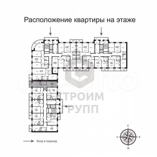 1-к. квартира, 41,9 м², 14/19 эт.