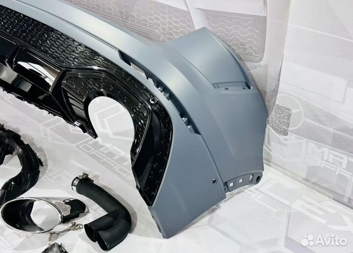 Бампер задний Audi Q8 style RS Q8