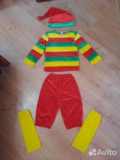 Детские новогодние костюмы пират гном