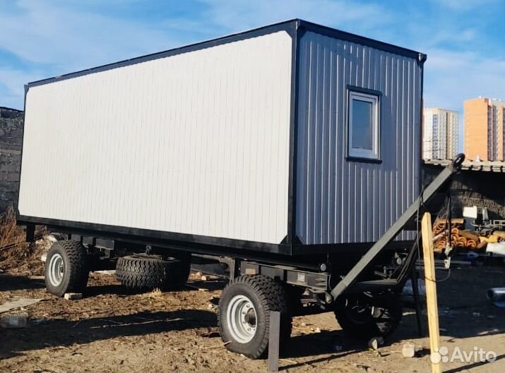 Вагончик для проживания на шасси