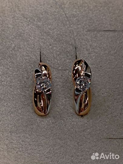 Золотые серьги проба 585 Арт.7000003351737