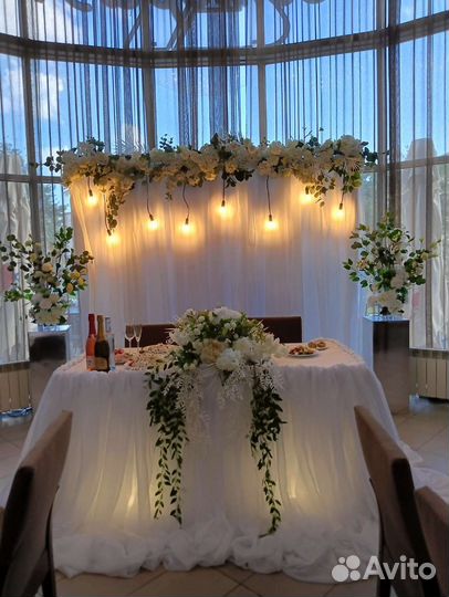 Украшени зала на свадьбу,юбилей, фуршет