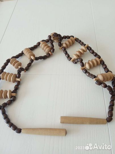 Массажер ручной деревянный для тела