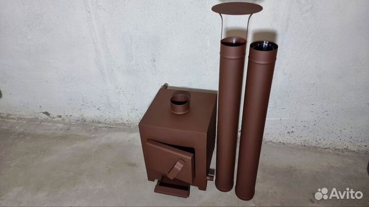 Печь для бассейна на дровах из нержавеющей стали