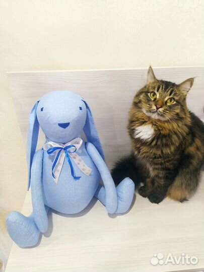 Текстильная интерьерная игрушка Заюшка