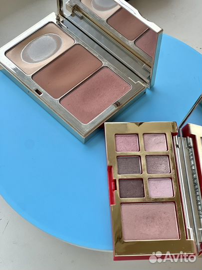 Палетки Estee Lauder и clarins