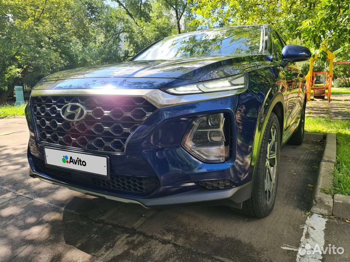 Hyundai Santa Fe 2.4 AT, 2019, 89 000 км
