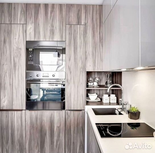 Современная кухня на заказ мдф фасады