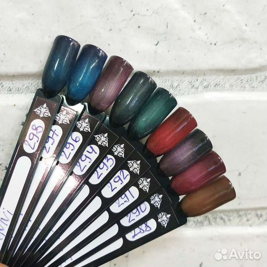 Гель-лак кошачий глаз Canni