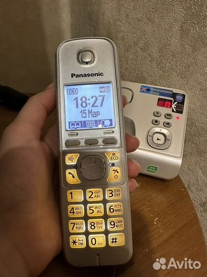 Телефон panasonic трубка радио