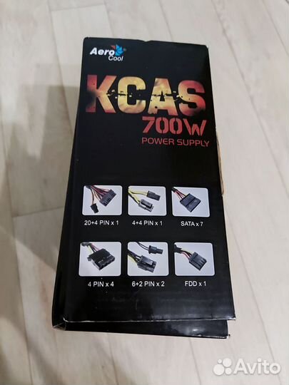 Блок питания Aerocool kcas-700W 80 plus Bronze