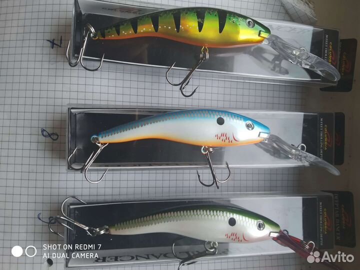 Воблеры для троллинга Rapala тд д 11