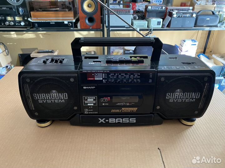 2-ух кассетная Sharp WQ-T352 twincam магнитола