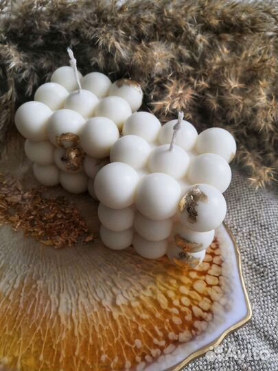 Свечи бабл из соевого воска