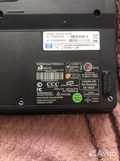 Ноутбук hp