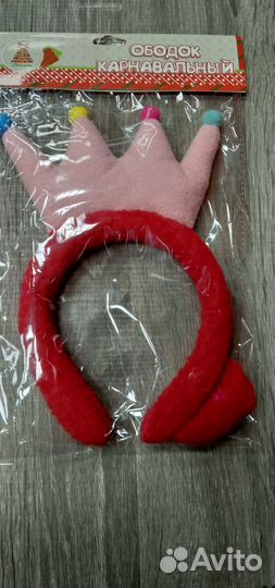 Ободок карнавальный