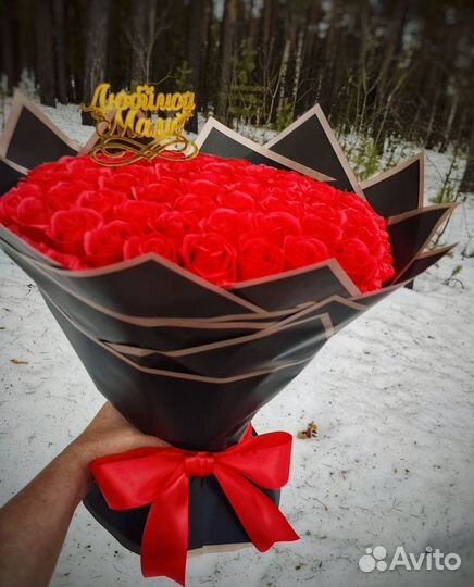 Букет из мыльных роз, букет для мамы