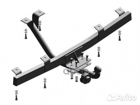 Фаркоп без электрики для а/м LADA Niva, Travel