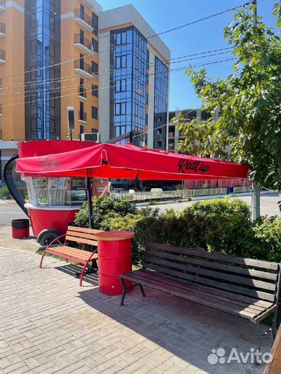 Боковые уличные зонты. Зонты от солнца 3х3, 4х4