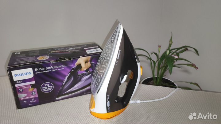 Утюг Philips GC4563/30 Azur, желтый/черный/белый