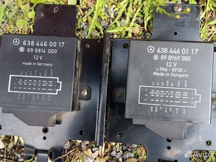 Эбу, Мозги пневмаподвески Мерседес Вито 638к