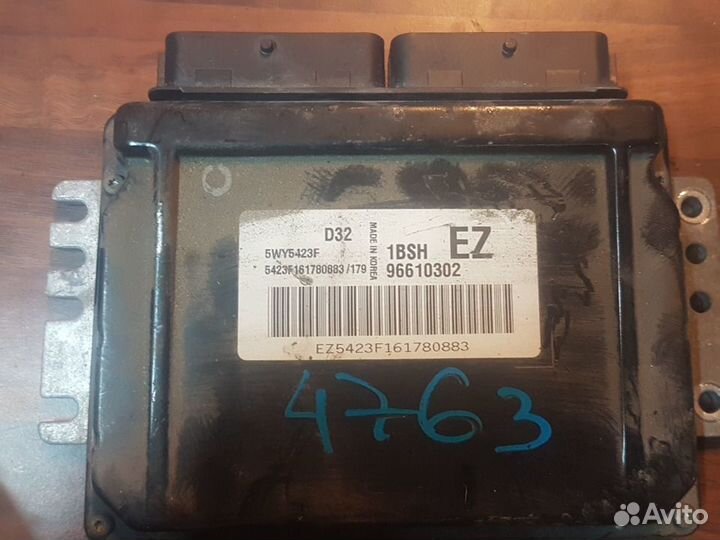 Блок управления двс daewoo matiz