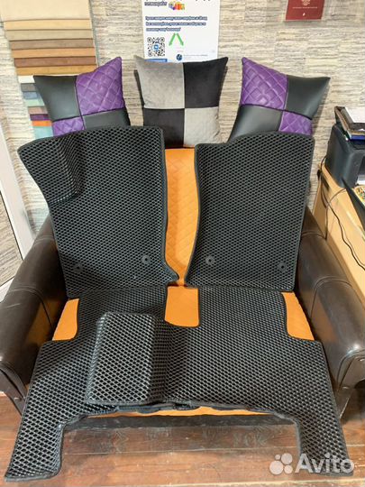 Коврики EVA 3D на Haval H9 с Бортами