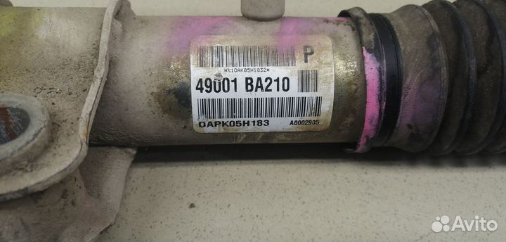 Рейка рулевая Primera P12E 2002-2007