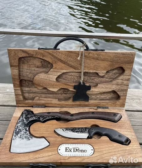 Набор мужчина на Новый год (топор+нож в кейсе)