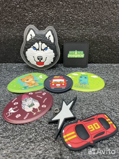 Нашивки на заказ оптом, патчи с логотипом, бирки