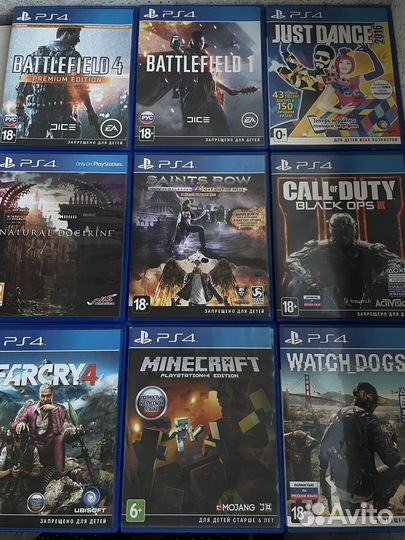 Игры на sony playstation 4 диски