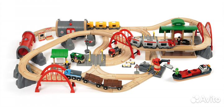 Игровой набор Brio 33052 Rail & Road Deluxe
