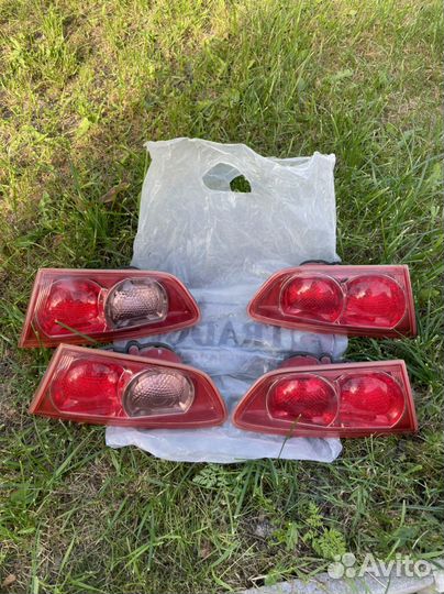 Задние фонари в mitsubishi lancer X