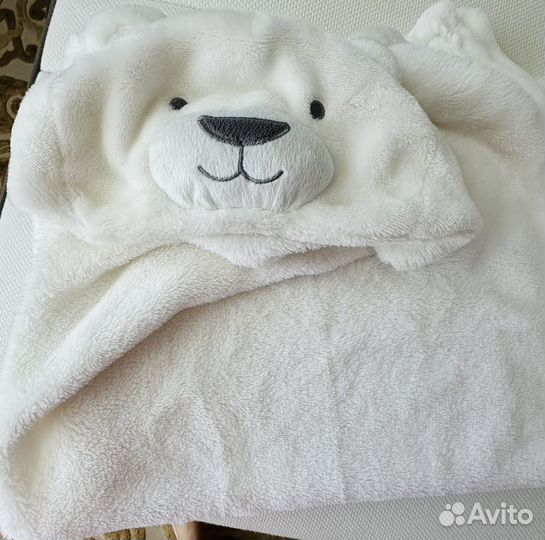 Детское полотенце пончо