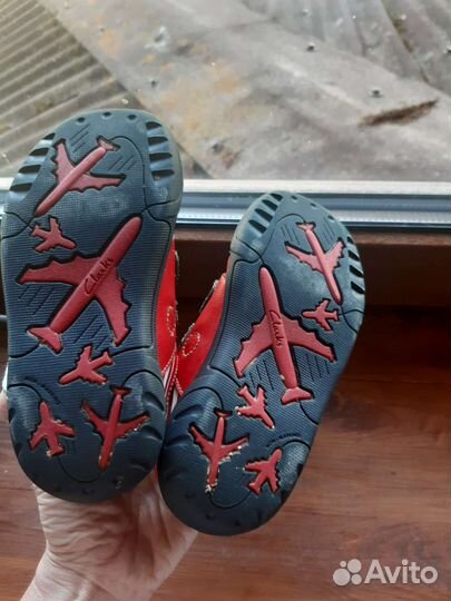 Кроссовки Кларкс натур.кожа 25р