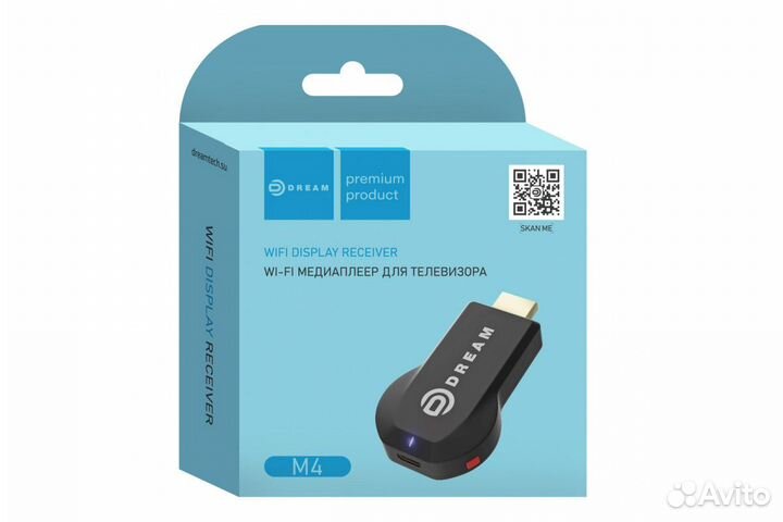 Hdmi адаптер - ресивер Wi-Fi, медиаплеер Dream M4