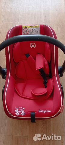 Детское автокресло baby care lora цвет красный