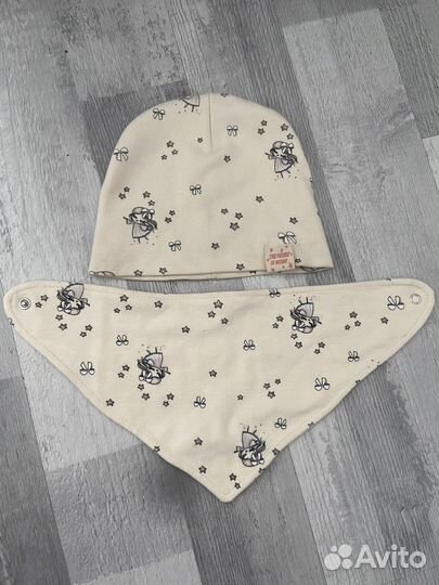 Шапка и шарф для девочки