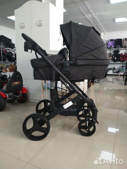 Коляска 2в1 трансформер teddy luxmom carello