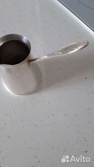 Мельхиоровая турка, б/у, в отличном состоянии