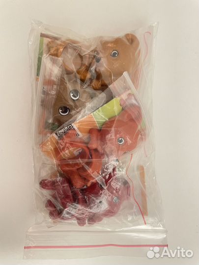 Игрушки киндер сюрприз Животные-кольца