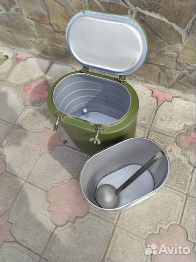 Термос т-12 армейский 12л с ремнями