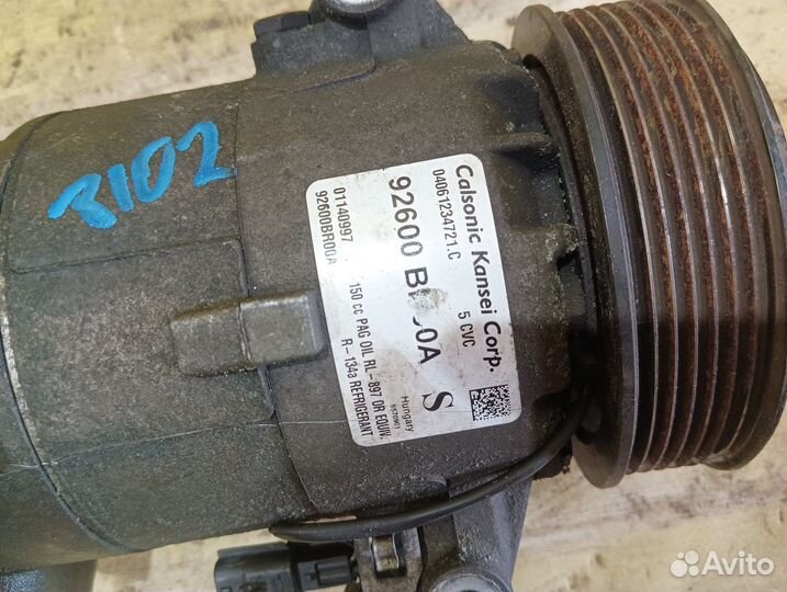 Компрессор кондиционера Nissan Qashqai (J10) 2006