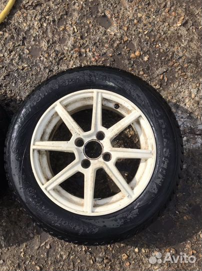 Литые диски r14 на ваз с зимней резиной