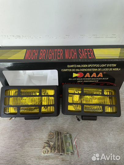 Противотуманные фары желты свет